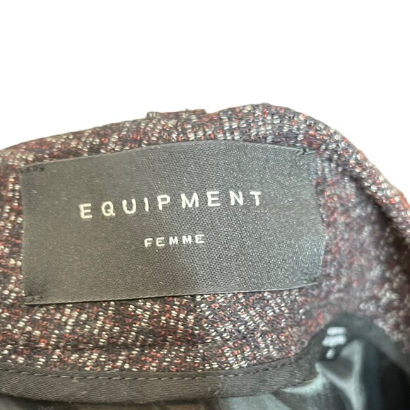 Equipment Warsaw Trouser Pants Women’s Size 8 Wool Blend Ankle Tailored Workwear - Picture 11 of 13